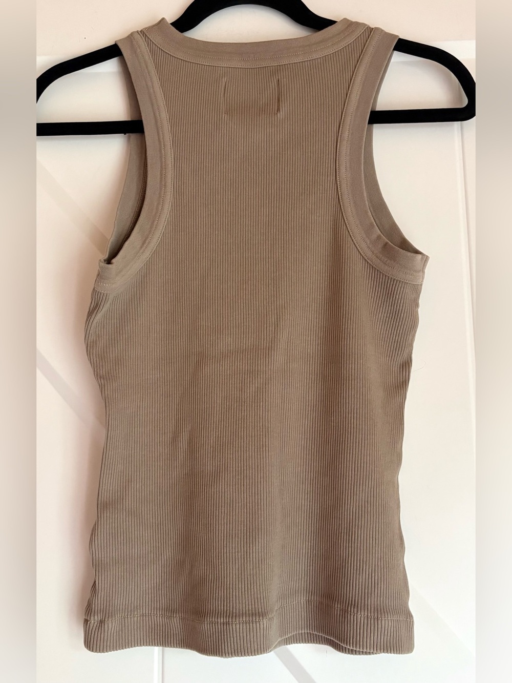 Citizens of Humanity Ribbed Tank Taupe Beige S